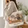 Eight Kittens in a Flower Garden Basket for Cat Lovers and Pet Moms Quilted Tote Bag - 3