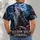 Howling Wolf Beneath Full Moon for Wild Outdoor Nights and Freedom Loving Men Camping All-over Print Unisex T-shirt - 4