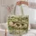 Pastoral Sheep in a Wildflower Meadow for Cottagecore Farmhouse Gift Giving, Nature Lovers Quilted Tote Bag - 5