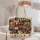 Nutcracker Christmas Shop Scene for Holiday Market Visits and Festive Gift Giving Quilted Tote Bag - 5