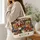 Nutcracker Christmas Shop Scene for Holiday Market Visits and Festive Gift Giving Quilted Tote Bag - 3