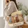 Alpaca Family at Golden Sunset for Cozy Farm Days and Nature-Loving Animal Lovers Quilted Tote Bag - 3