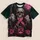 Gothic Skull, Pink Ribbon, Rose and Pumpkin Halloween Tribute for Spooky Season Fans All-over Print Unisex T-shirt - 5