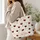 Ruby Red Wine Glasses For Cozy Evenings And Vineyard Gatherings, A Thoughtful Gift For Her Quilted Tote Bag - 3