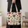Hot Cocoa Christmas Motifs for Cozy Holiday Celebrations and Festive Winter Gift Giving Quilted Tote Bag - 4
