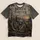 Embracing Skeleton Couple in Ruined Woods for Gothic Halloween Nights and Home Wear All-over Print Unisex T-shirt - 5