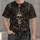 Gothic Crowned Skull and Rose Motifs for Dark Streetwear and Everyday Casual Wear All-over Print Unisex T-shirt - 1