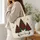 Christmas Tree Cardigan Tartan Holiday Trees for Cozy Winter Celebrations Quilted Tote Bag - 3