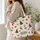 Christmas Tree and Santa Hat Motifs for Cozy Winter Holiday Celebrations at Home Quilted Tote Bag - 3