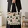 Christmas Trees and Woodland Deer for Cozy Holiday Celebrations and Festive Winter Style Quilted Tote Bag - 4
