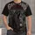 Hooded Skeleton Graveyard at Midnight for Halloween Nights and Spooky Season Fans All-over Print Unisex T-shirt - 1