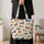 Colorful Dachshund Dogs for Cozy Pet Lover Style and Everyday Gifts for Dog Moms Quilted Tote Bag - 4