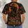 Cowboy Pumpkin Rodeo Halloween Night Scene for Western Fall Festivities and October Parties All-over Print Unisex T-shirt - 4