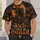 Cowboy Pumpkin Rodeo Halloween Night Scene for Western Fall Festivities and October Parties All-over Print Unisex T-shirt - 6