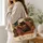 Black Cat Reading by Pumpkinlight for Cozy Halloween Book Lovers and Cat Fans at Home Quilted Tote Bag - 3