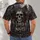 Gothic Skull Roses and Moonlit Castle for Dark Fantasy Nights and Alternative Style All-over Print Unisex T-shirt - 4