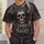 Gothic Skull Roses and Moonlit Castle for Dark Fantasy Nights and Alternative Style All-over Print Unisex T-shirt - 6