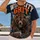 Fierce Football Bear And City Skyline For Halloween And Game Day Casual Wear All-over Print Unisex T-shirt - 2