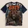 Fierce Football Bear And City Skyline For Halloween And Game Day Casual Wear All-over Print Unisex T-shirt - 5