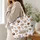 Coffee Cup and Espresso Motifs for Cozy Cafe Style and Warm Winter Days for Her Quilted Tote Bag - 3