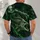 Neon Green Fish Skeleton Moonlit Fishing Scene for Night Anglers and Outdoor Adventures All-over Print Unisex T-shirt - 4