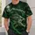 Neon Green Fish Skeleton Moonlit Fishing Scene for Night Anglers and Outdoor Adventures All-over Print Unisex T-shirt - 6