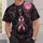 Gothic Reaper With Pink Ribbon For Awareness Events And Alternative Everyday Style All-over Print Unisex T-shirt - 6