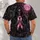 Gothic Reaper With Pink Ribbon For Awareness Events And Alternative Everyday Style All-over Print Unisex T-shirt - 4
