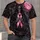 Gothic Reaper With Pink Ribbon For Awareness Events And Alternative Everyday Style All-over Print Unisex T-shirt - 1