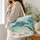 Sea Turtle Ocean Shore Keepsake for Beach Lovers and Coastal Living Gift Seekers Quilted Tote Bag - 3
