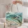 Sea Turtle Ocean Shore Keepsake for Beach Lovers and Coastal Living Gift Seekers Quilted Tote Bag - 5