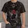 Gothic Skull Mask and Moonlit Horseman for Dark Fantasy Nights and Themed Events All-over Print Unisex T-shirt - 1