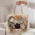 Colorful Cat Family and Garden Blooms for Cat Lovers and Cozy Everyday Style Quilted Tote Bag - 5
