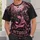 Pink Ribbon Jack-O'-Lantern and Gothic Cemetery for Halloween Night Enthusiasts All-over Print Unisex T-shirt - 6