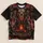 Horned Infernal Skull and Burning Cathedral for Halloween Nights and Gothic Style Fans All-over Print Unisex T-shirt - 5