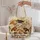Whimsical Sheep Family Floral Farm Gift for Lamb Lovers and Country Cottage Style Quilted Tote Bag - 5