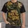 Vintage Zombie Graveyard Scene for Halloween Nights and Dark Alternative Streetwear All-over Print Unisex T-shirt - 1