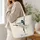 Moonlit Ballerina Beneath Crescent Moon for Dance Recitals and Ballet Lover Gifts Quilted Tote Bag - 3