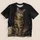 Relaxed Tabby Cat Night Scene for Cozy Lounge Evenings and Casual Weekend Style All-over Print Unisex T-shirt - 5