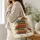 Vintage Book Stack With Daisies for Cottagecore Reading Nooks and Book Lovers Quilted Tote Bag - 3