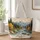 Mountain River Forest Scene for Cabin Getaways and Autumn Nature Lovers Quilted Tote Bag - 1