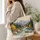 Mountain River Forest Scene for Cabin Getaways and Autumn Nature Lovers Quilted Tote Bag - 3