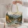Mountain River Forest Scene for Cabin Getaways and Autumn Nature Lovers Quilted Tote Bag - 5