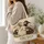Cozy Sheep Flock Meadow for Farmhouse Laundry Days and Sheep Lovers Quilted Tote Bag - 3