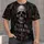 Gothic Skull and Cathedral Ruins for Dark Alternative Everyday Wear All-over Print Unisex T-shirt - 1