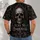 Gothic Skull and Cathedral Ruins for Dark Alternative Everyday Wear All-over Print Unisex T-shirt - 4