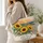 Sunflower Meadow Sunset for Cottage Laundry Days and Cheerful Nature-Loving Homes Quilted Tote Bag - 3