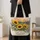 Sunflower Meadow Sunset for Cottage Laundry Days and Cheerful Nature-Loving Homes Quilted Tote Bag - 4