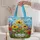 Colorful Wildflower Meadow With Bees for Spring Cottage Living and Garden Lovers Quilted Tote Bag - 5