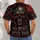 Gothic Skull and Crimson Moon for Dark Nights and Alternative Style All-over Print Unisex T-shirt - 4